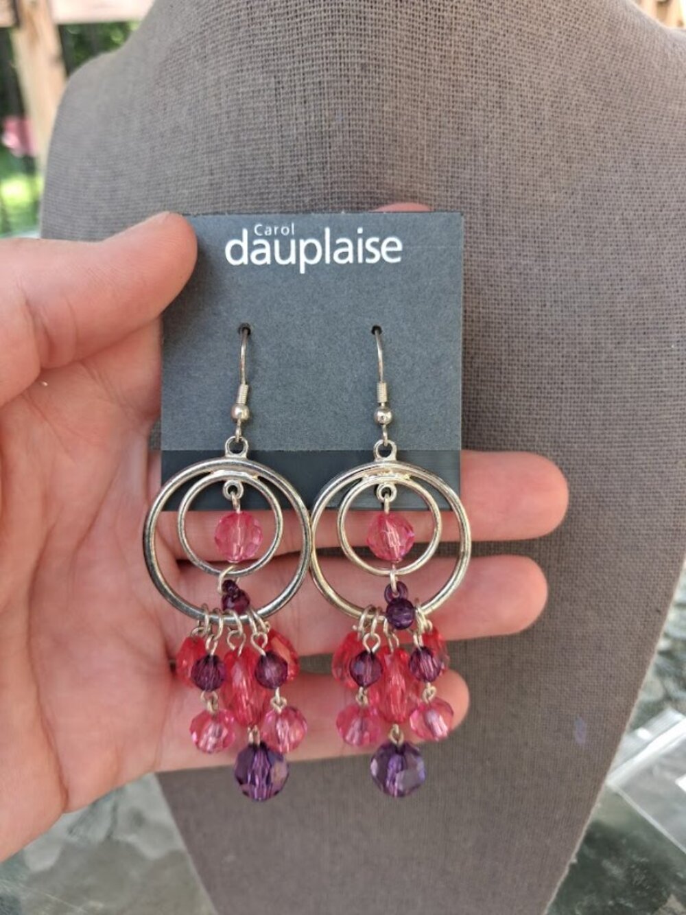 Carol Dauplaise dangle earrings